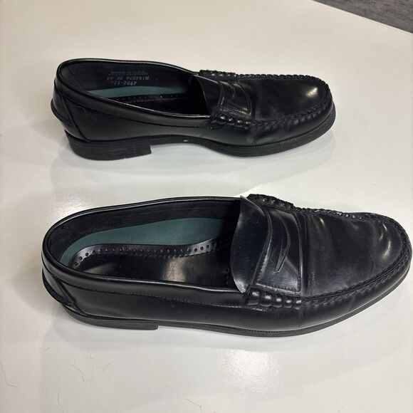Sebago Classic Dan Penny Loafers Mens Size 10 Black Leather Made in USA Slip On main image 5